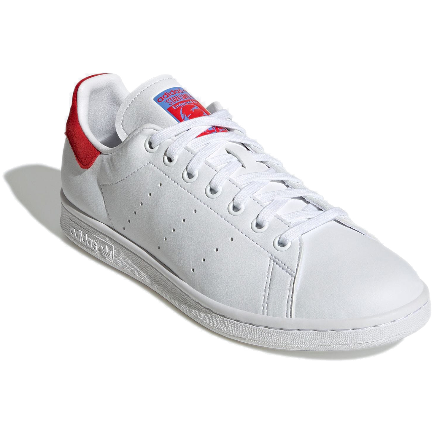 [アディダス]スタンスミス [STAN SMITH] フットウェアホワイト/ビビッドレッド/リアルブルー GY1042 日本国内