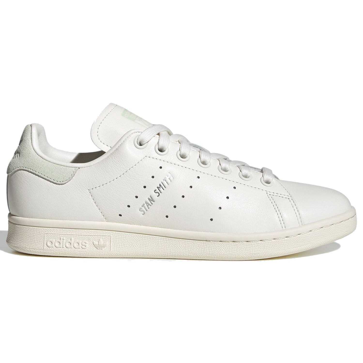 [アディダス] スタンスミス [STAN SMITH] コアホワイト/リネングリーン/シルバーメタリック HQ6659 日本国内