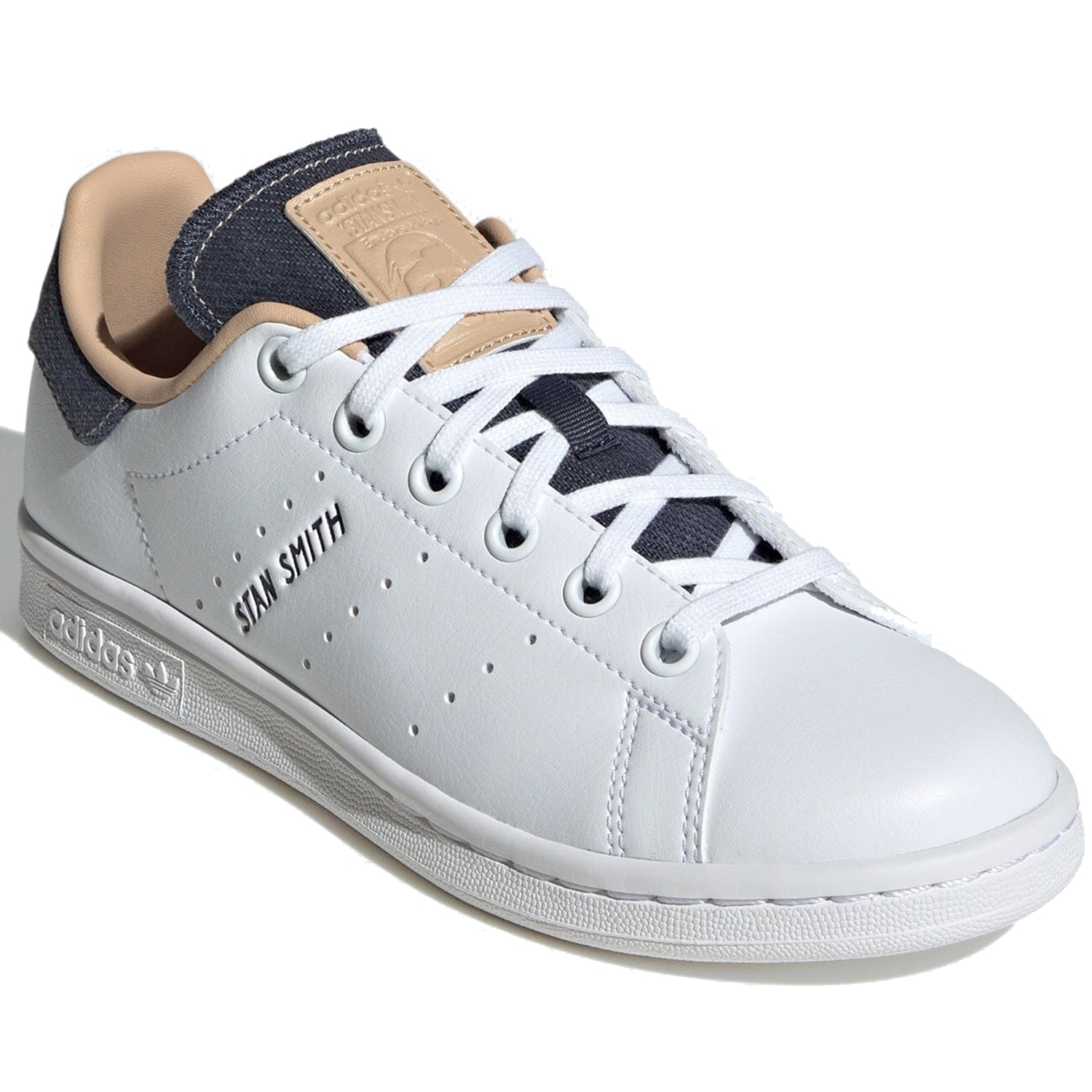 [アディダス] スタンスミス キッズ [J STAN SMITH KIDS] フットウェアホワイト/ブルードーン/ブルードーン 