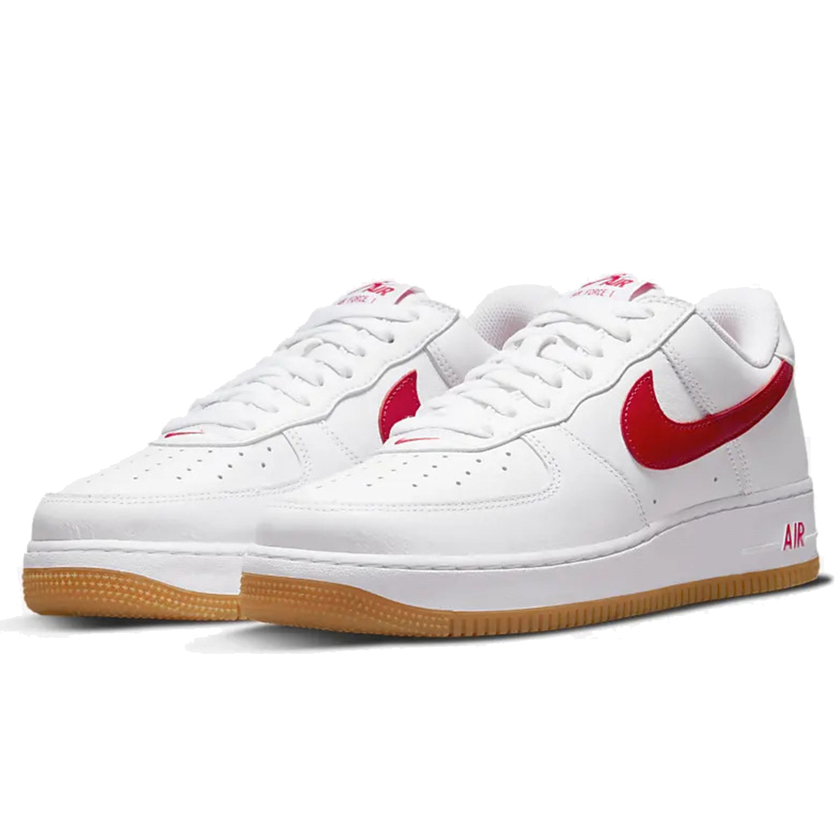 [ナイキ] エア フォース 1 ロー レトロ [AIR FORCE 1 LOW RETRO] ホワイト/ガムイエロー/メタリック