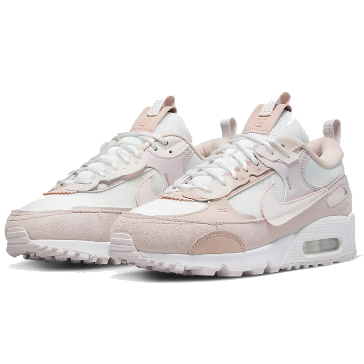 [ナイキ] エア マックス 90 フューチュラ [W AIR MAX 90 FUTURA] サミットホワイト/ベアリーローズ/ピ