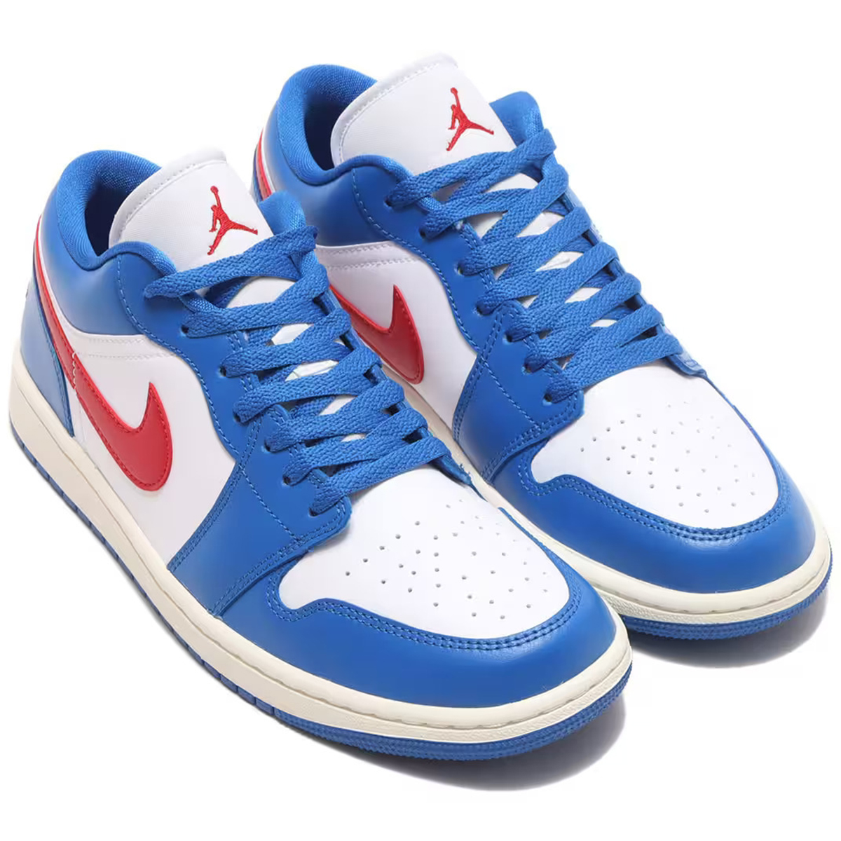 ナイキ NIKE ジョーダン 1 LOW [W AIR JORDAN 1 LOW] スポーツブルー/ホワイト/セイル/ジムレッド