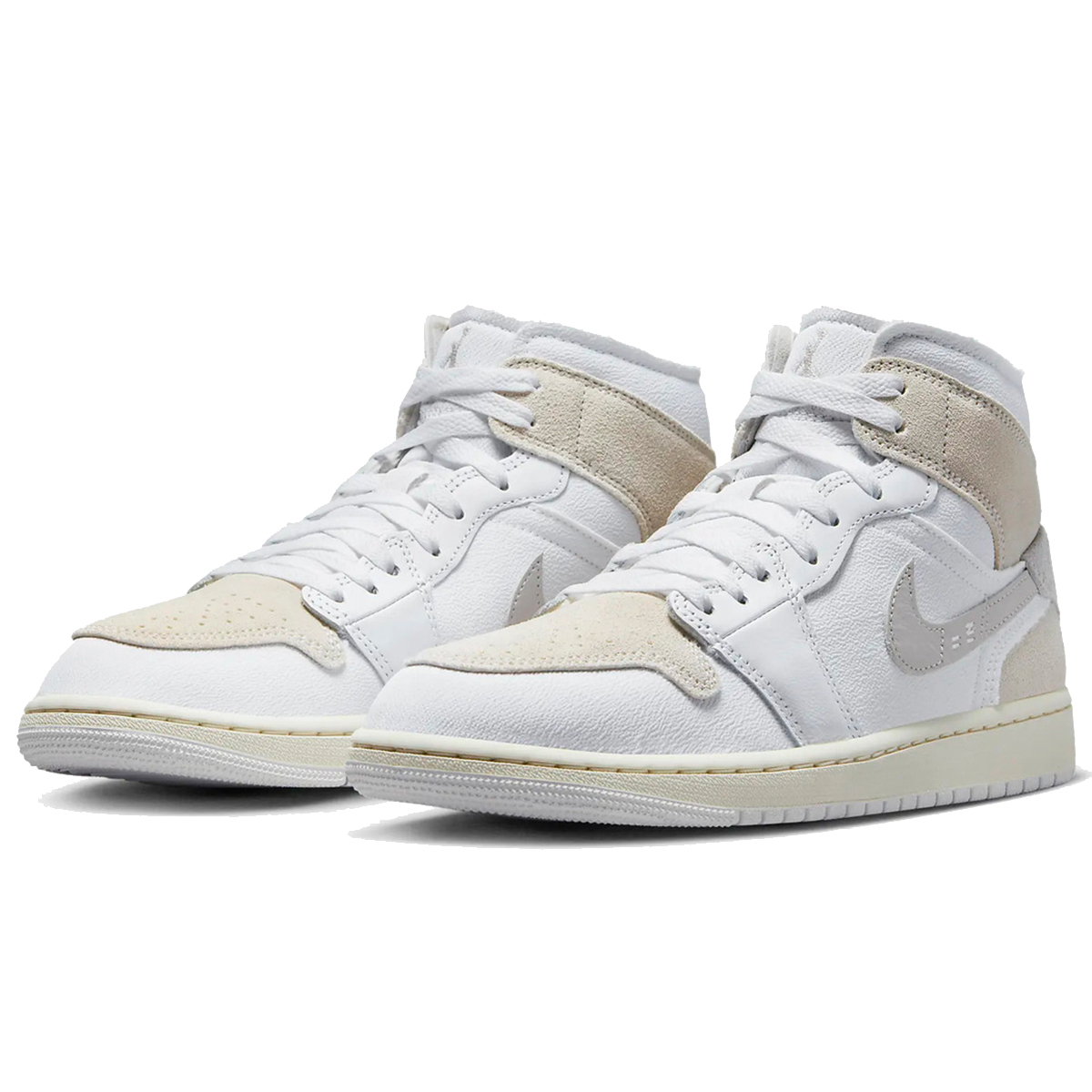 [ナイキ] エア ジョーダン 1 ミッド SE クラフト [AIR JORDAN 1 MID SE CRFT] ホワイト/テック