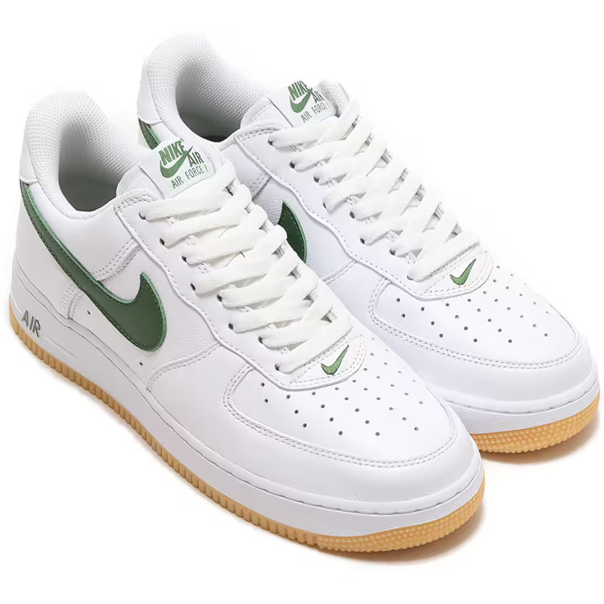 [ナイキ] エア フォース 1 LOW レトロ [AIR FORCE 1 LOW RETRO] ホワイト/ガムイエロー/フォレス