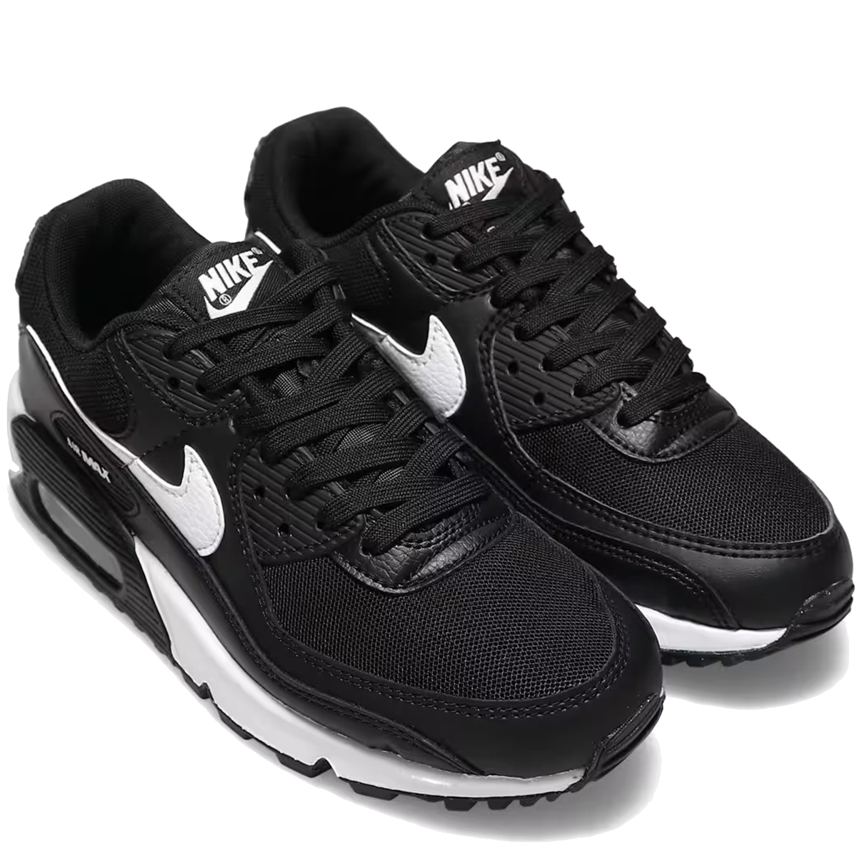 [ナイキ] エア マックス 90 [W AIR MAX 90] ブラック/ブラック/ホワイト DH8010-002 日本国内正規