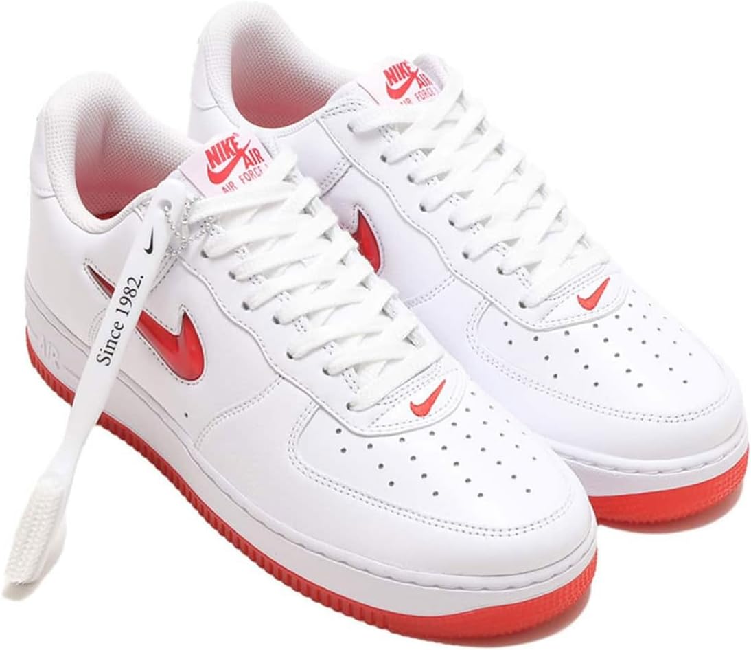 [ナイキ] エア フォース 1 ロー レトロ [AIR FORCE 1 LOW RETRO] ホワイト/ユニバーシティレッド F