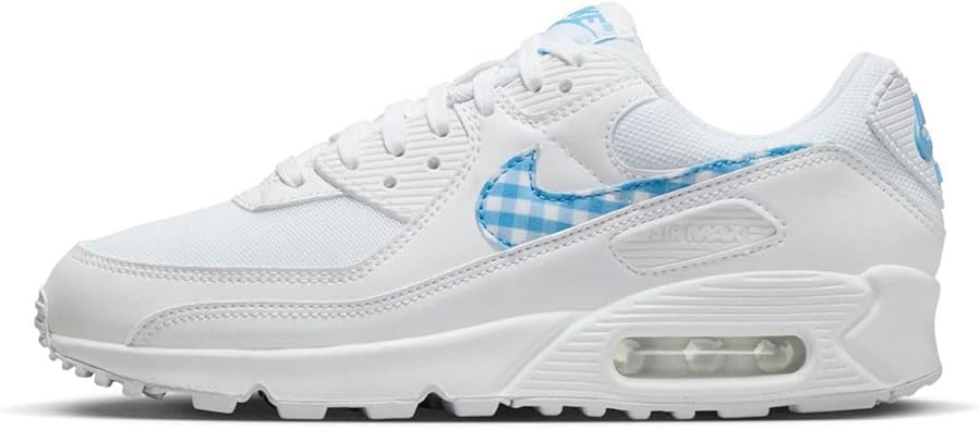 [ナイキ] エア マックス 90 [W AIR MAX 90] ホワイト/ユニバーシティブルー FQ0207-100 日本国内正