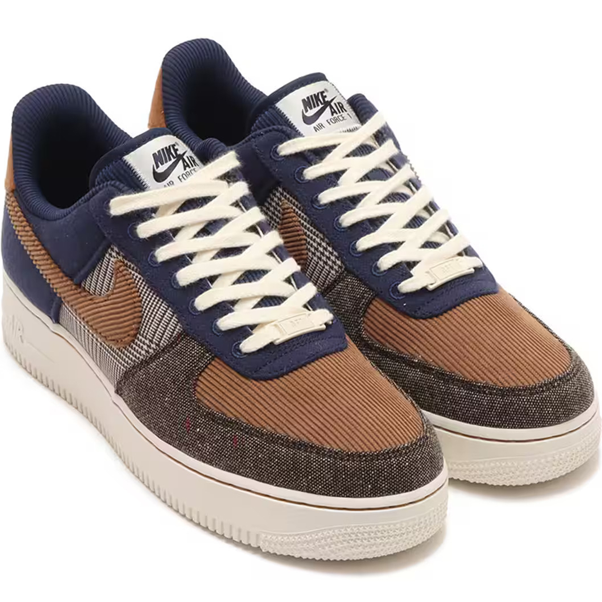 ナイキ NIKE エア フォース 1 '07 プレミアム [AIR FORCE 1 '07 PRM] ミッドナイトネイビー/ペー