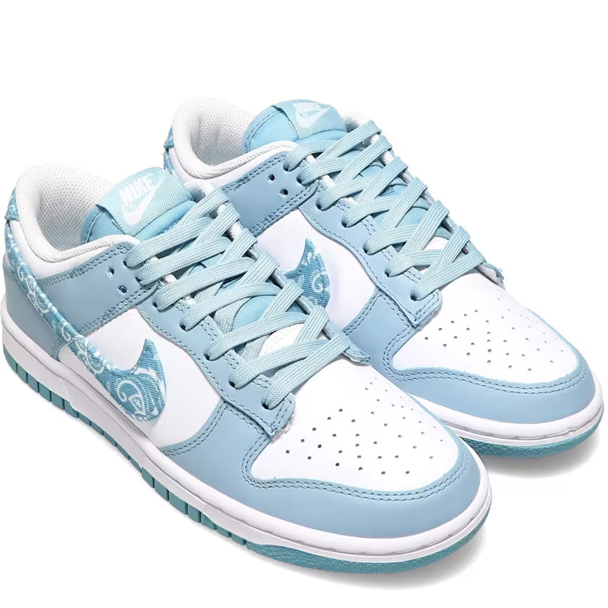 ナイキ NIKE ダンク ロー [W DUNK LOW] ホワイト/ホワイト/ウォーンブルー/ウォーンブルー DH4401-10