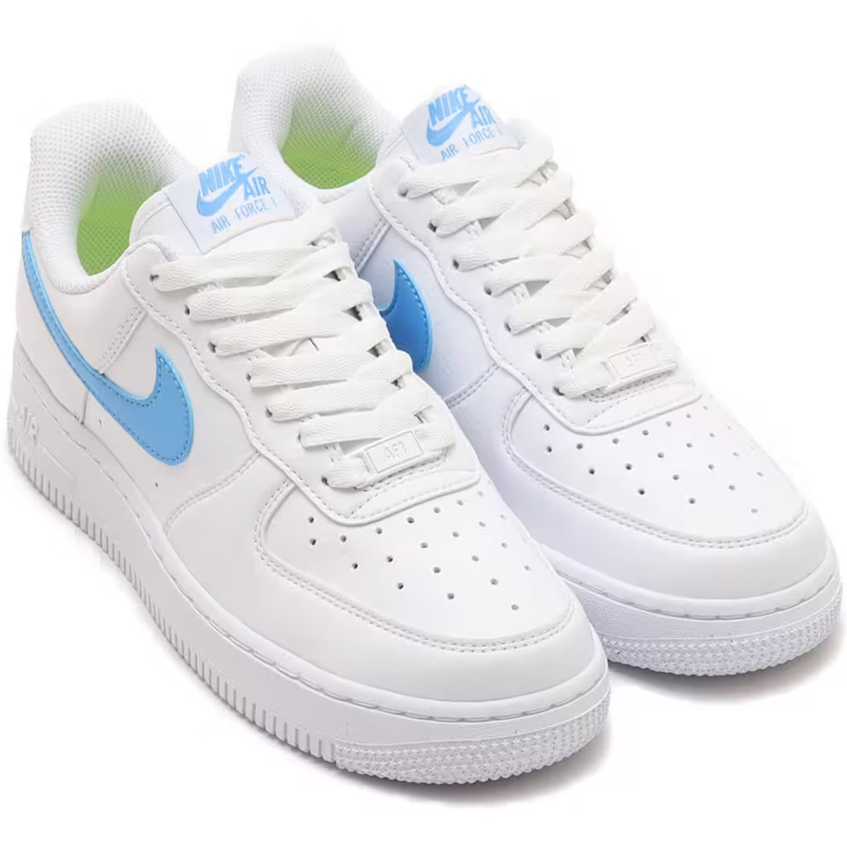 ナイキ NIKE エア フォース 1 '07 [W AIR FORCE 1 '07] ホワイト/ホワイト/ボルト/ユニバーシティ